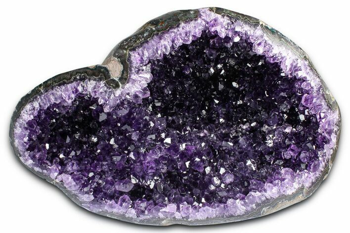 Sparkly, Dark Purple Amethyst Geode - Uruguay #378166